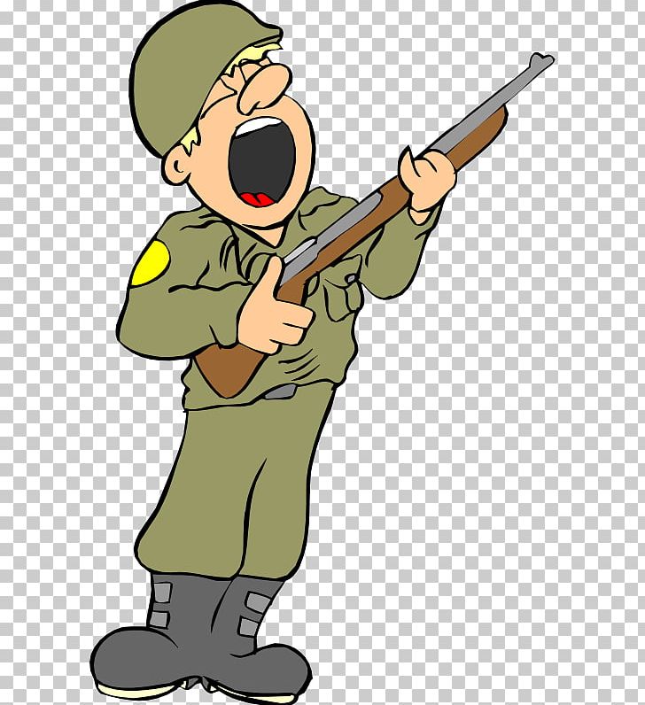 cartoon ww1 soldier with gun