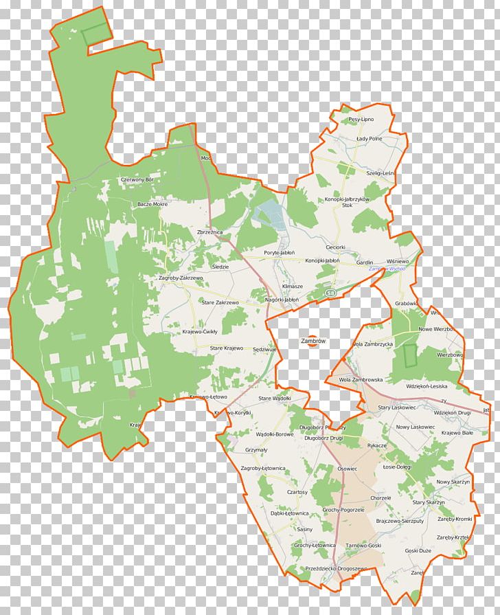 Czerwony Bór PNG, Clipart, Area, Located, Map, Others, Podlaskie Voivodeship Free PNG Download