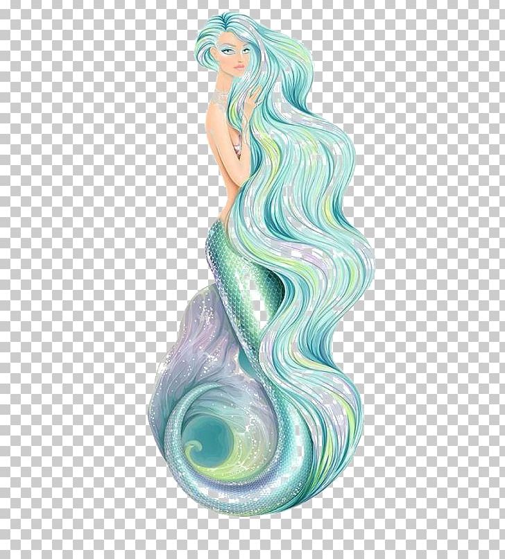 Ariel Mermaid Drawing Siren Fairy PNG, Clipart, Aqua, Art, Black Hair, Blue, Blue Abstract Free PNG Download