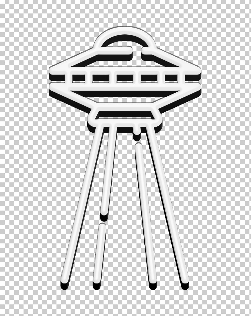 Space Icon Ufo Icon PNG, Clipart, Angle, Black And White, Furniture, Geometry, Line Free PNG Download