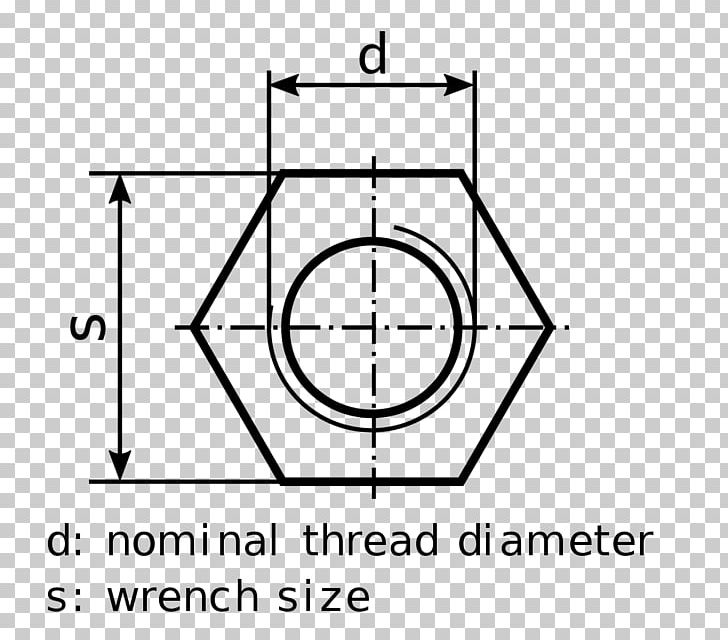 Nut Bolt Screw Thread Wrench Size PNG, Clipart, Angle, Area, Black And White, Bolt, Brand Free PNG Download