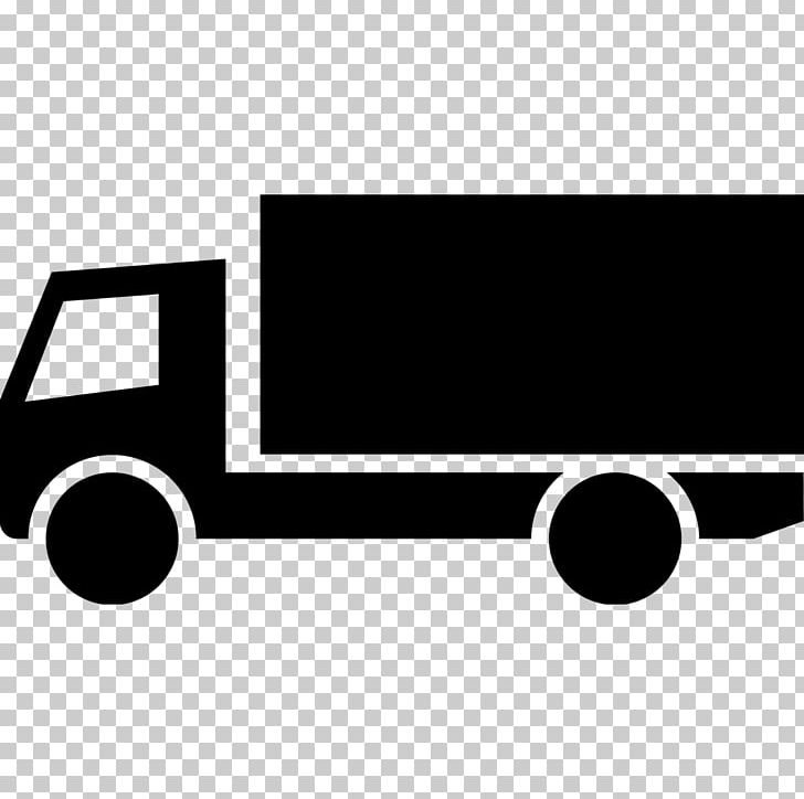 Car Pickup Truck Van Semi-trailer Truck PNG, Clipart, Angle, Black, Black And White, Box Truck, Brand Free PNG Download