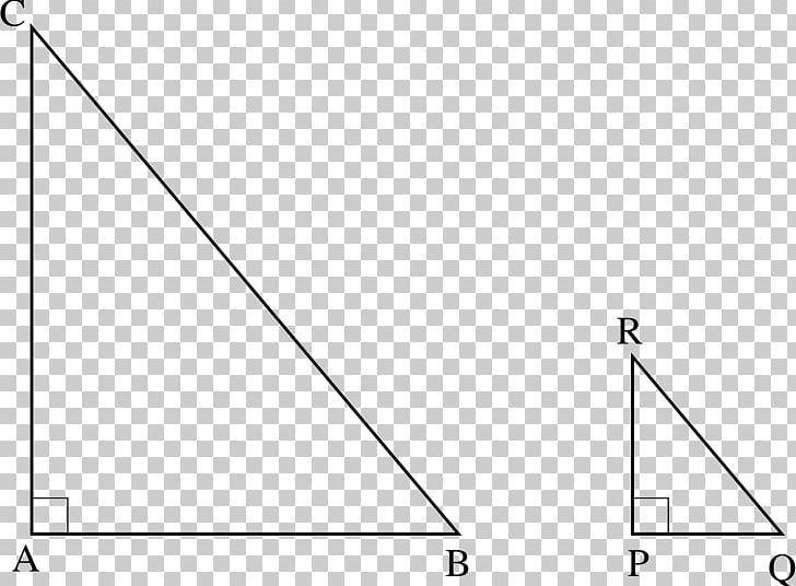 Triangle Geometry Pythagorean Theorem Mathematics Equiangular Polygon PNG, Clipart, Angle, Black, Black And White, Circle, Congruence Free PNG Download