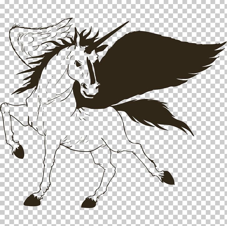 Unicorn Horse PNG, Clipart, Art, Art, Encapsulated Postscript, Fictional Character, Hand Drawn Free PNG Download