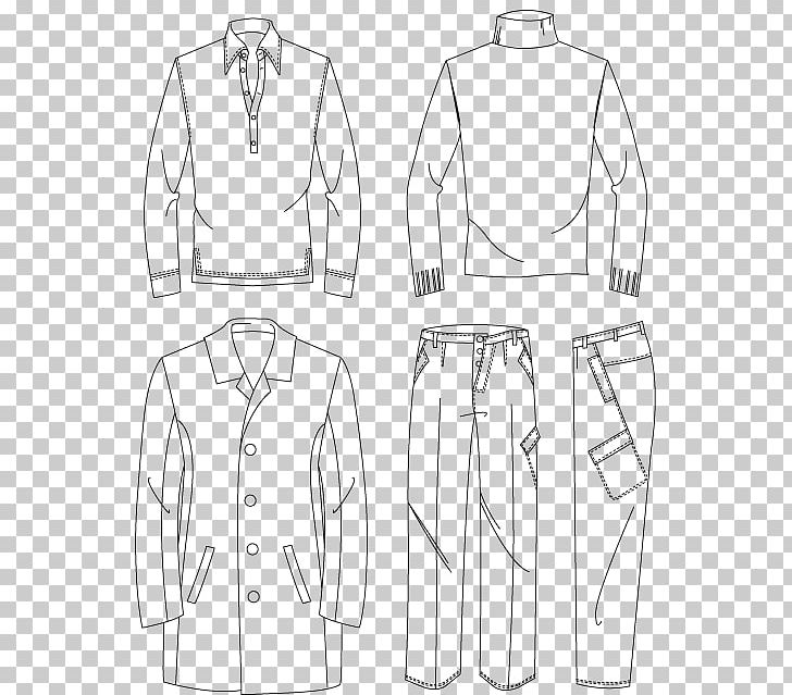 Jacket Dress Outerwear Collar Sketch PNG, Clipart, Angle, Area, Artwork, Black, Black And White Free PNG Download