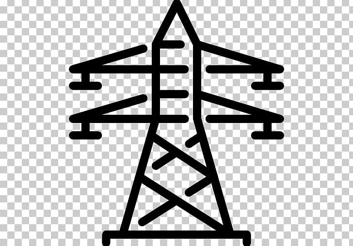 Electricity Electric Power Computer Icons Transmission Tower PNG, Clipart, Angle, Black And White, Business, Computer Icons, Electrical Energy Free PNG Download