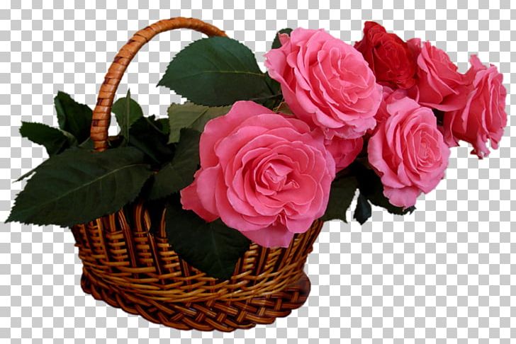 Garden Roses Flower Bouquet Pink PNG, Clipart, Artificial Flower, Basket, Begonia, Buket, Color Free PNG Download