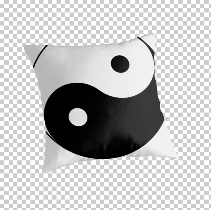 Throw Pillows Yin And Yang Cushion PNG, Clipart, Black, Black And White, Clip Art, Couch, Cushion Free PNG Download