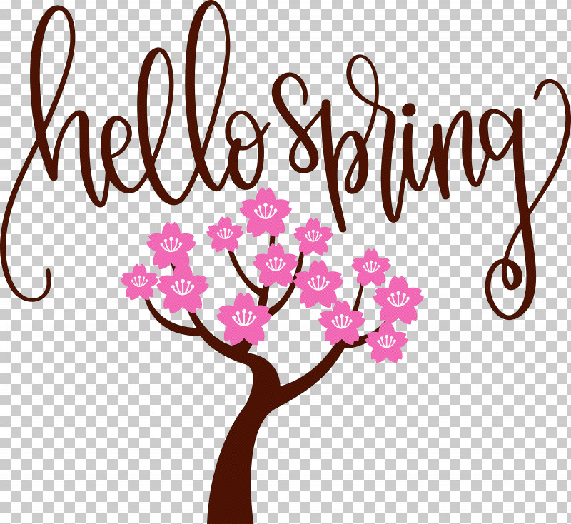 Hello Spring Spring PNG, Clipart, Branching, Cut Flowers, Floral Design, Flower, Hello Spring Free PNG Download