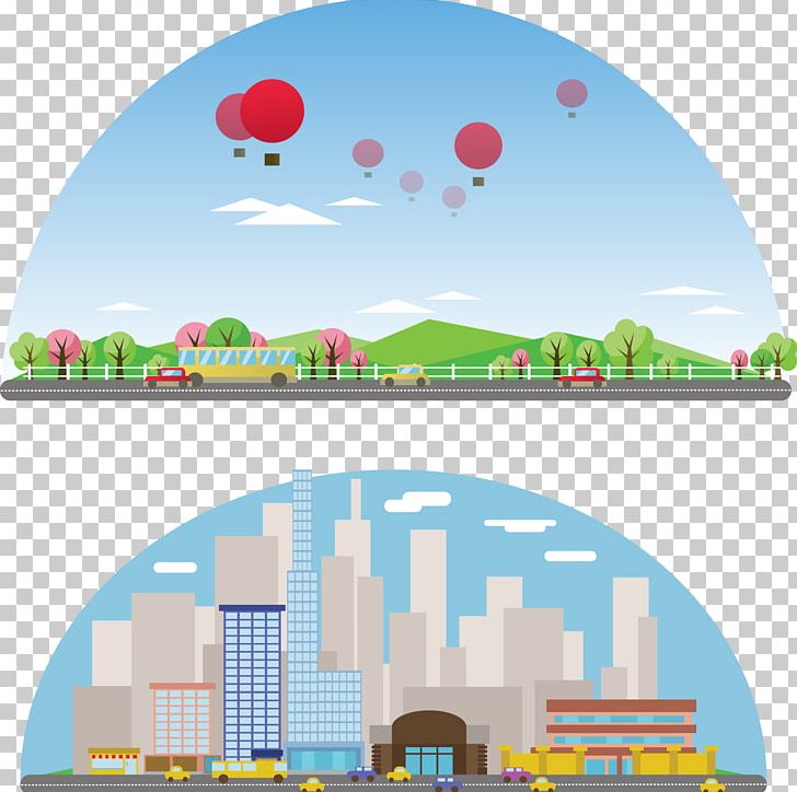 Cartoon Photography Illustration PNG, Clipart, Balloon, City, City Vector, Construction, Daytime Free PNG Download