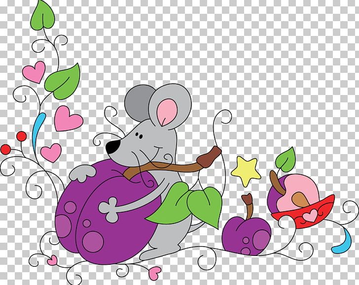 Flowering Plant Computer Mouse Cartoon PNG, Clipart, Art, Artwork, Branch, Cartoon, Character Free PNG Download