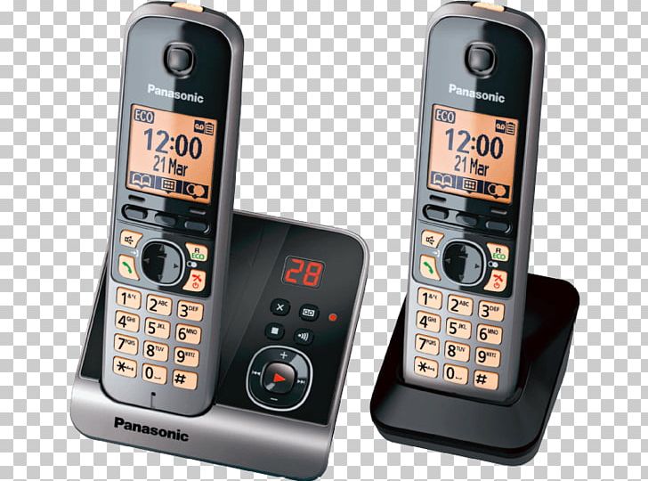 Digital Enhanced Cordless Telecommunications Cordless Telephone Panasonic KX-TG855 PNG, Clipart, Answering Machine, Cordless Telephone, Electronic Device, Electronics, Feature Phone Free PNG Download