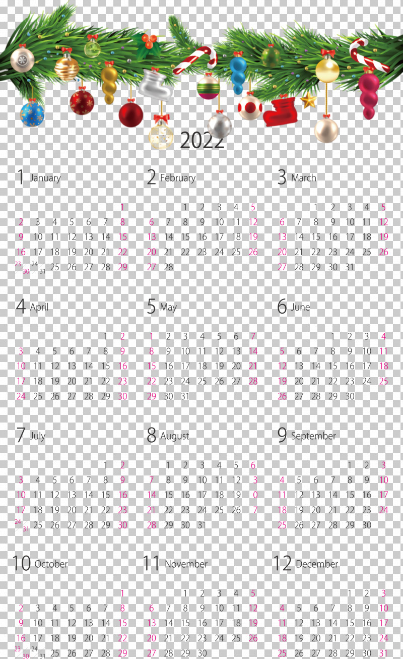 2022 Yearly Calendar Printable 2022 Yearly Calendar PNG, Clipart, Calendar System, Computer Program, December, Dice, Saturday Free PNG Download