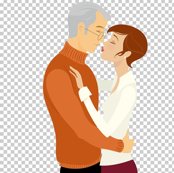 Cartoon Significant Other Kiss Illustration PNG, Clipart, Arm, Boy, Cartoon, Conversation, Couple Free PNG Download