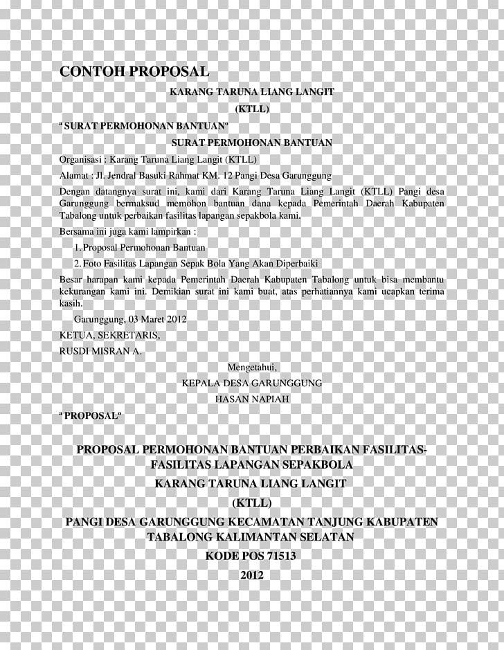 Document Karang Taruna Proposal Organization PNG, Clipart, Area, Buyer, Diagram, Document, Karang Free PNG Download