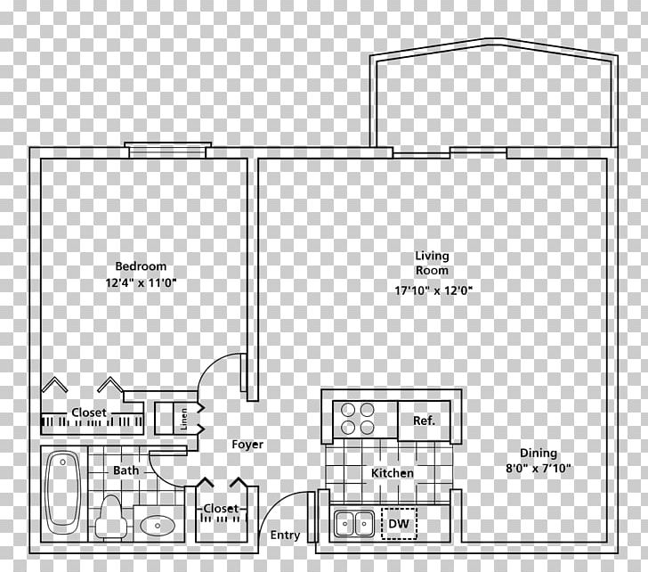 Floor Plan Fairview Village Apartments Cleveland PNG, Clipart, Angle, Apartment, Area, Black And White, Cleveland Free PNG Download