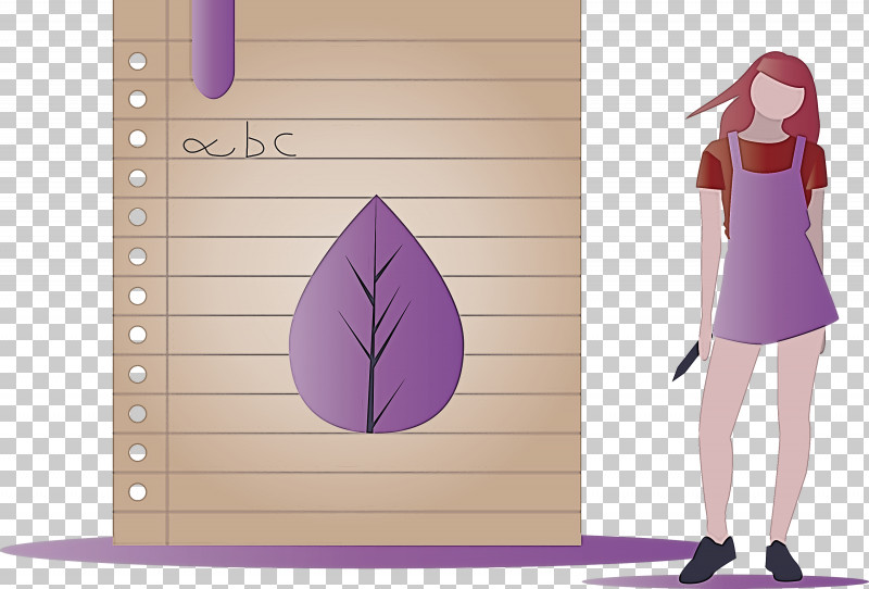 Learning Notebook Girl PNG, Clipart, Girl, Learning, Notebook, Plant, Purple Free PNG Download