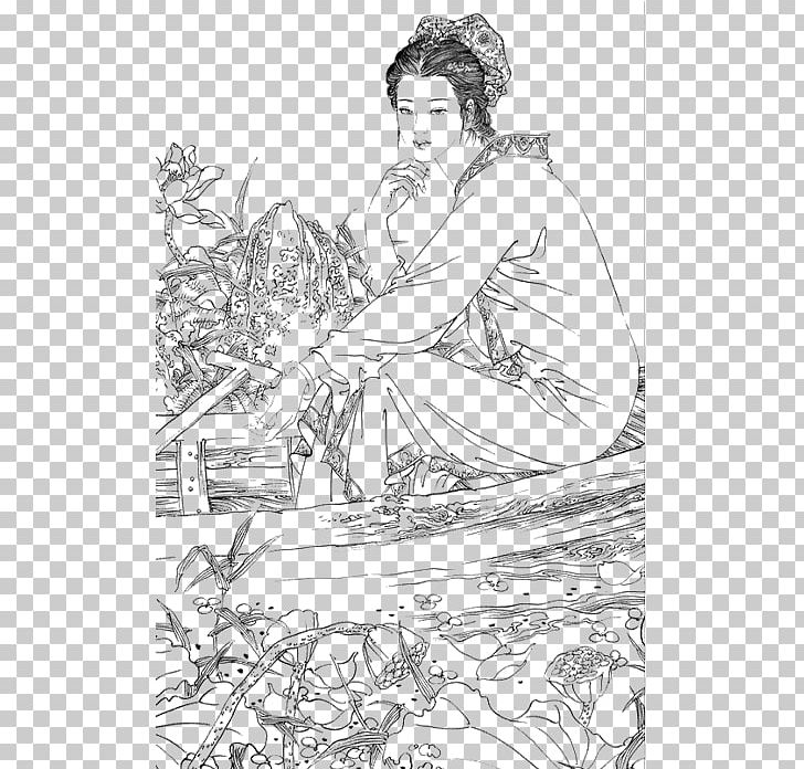 Gongbi U5433u6e56u5e06u66f8u756bu96c6 Landscape Painting U767du63cfu753b Shan Shui PNG, Clipart, Arm, Beauty Line, Business Woman, Chinese Painting, Comics Artist Free PNG Download