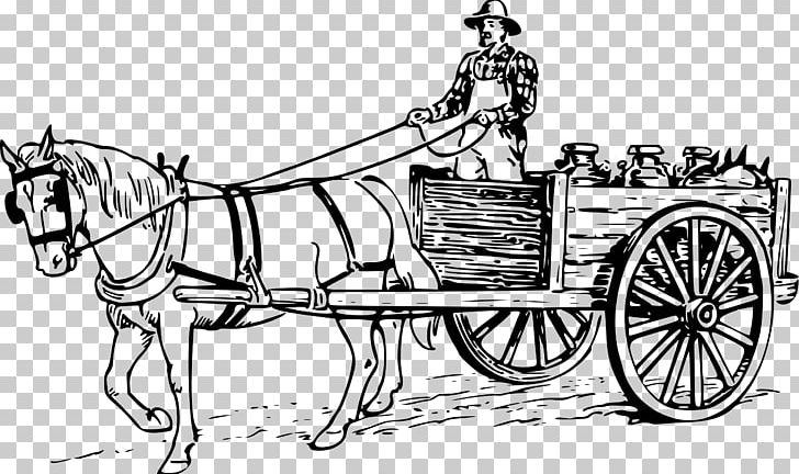 Horse-drawn Vehicle Carriage Cart PNG, Clipart, Animals, Black And White, Carriage, Cart, Chariot Free PNG Download