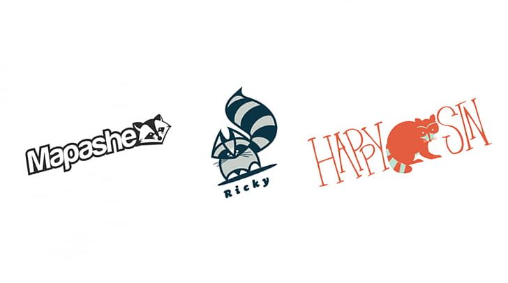 Logo Raccoon Typeface PNG, Clipart, Animals, Brand, Designer, Design Studio, Drawing Board Free PNG Download