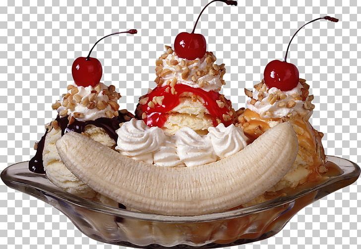 Sundae Ice Cream Cones Milkshake Banana Split PNG, Clipart, Banana, Banana Boat, Banana Split, Biscuits, Cake Free PNG Download