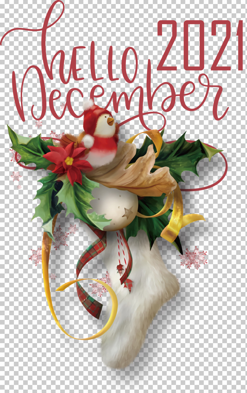 Hello December December Winter PNG, Clipart, Bauble, Christmas Card, Christmas Day, Christmas Stocking, Christmas Tree Free PNG Download