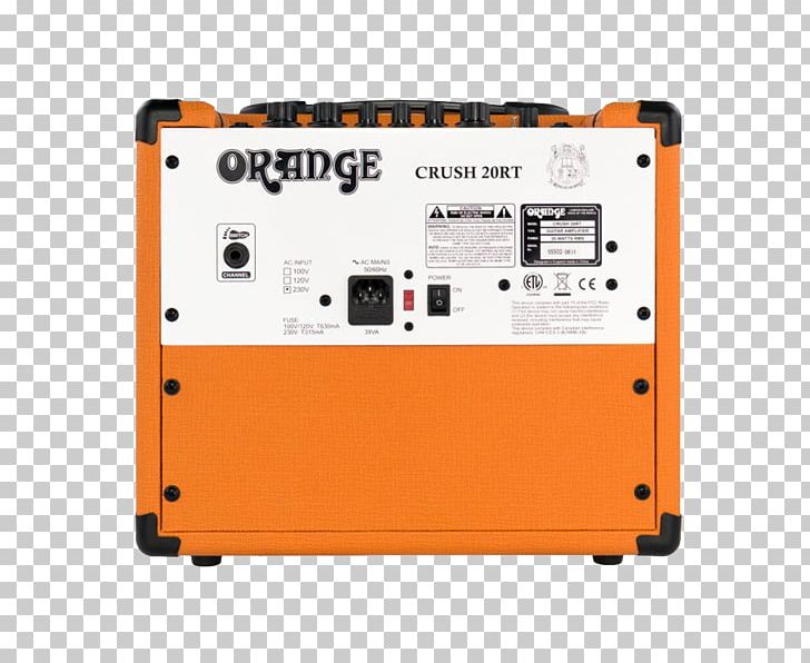Guitar Amplifier Orange Crush 20 Electric Guitar Orange Crush 35RT PNG, Clipart, Amplifier, Distortion, Electronic Instrument, Electronics, Electronic Tuner Free PNG Download