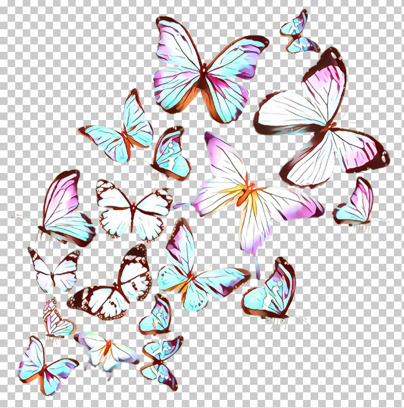 Butterfly Moths And Butterflies Pink Pollinator Insect PNG, Clipart, Butterfly, Insect, Line Art, Moths And Butterflies, Pink Free PNG Download