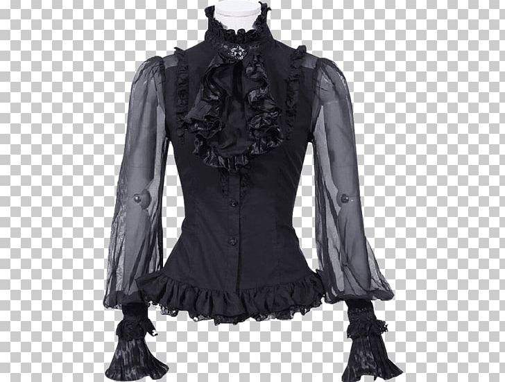 Blouse Ruffle Shirt Lolita Fashion Sleeve PNG, Clipart, Blouse, Clothing, Collar, Corset, Cravat Free PNG Download
