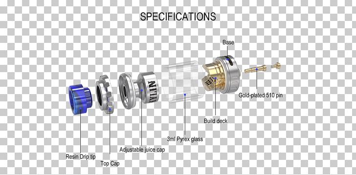 Electronic Cigarette Atomizer Nozzle Specification Vapor PNG, Clipart, Atomizer, Atomizer Nozzle, Auto Part, Candle Wick, Cigarette Free PNG Download