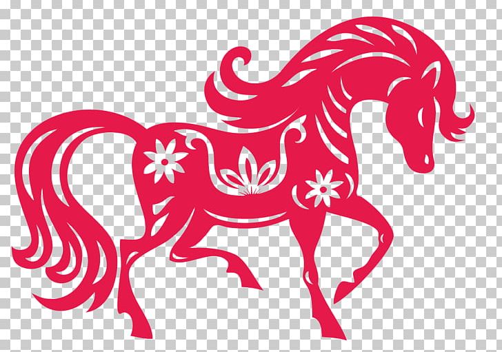 Horse Chinese Zodiac Chinese New Year Goat PNG, Clipart, Animals, Chinese Calendar, Chinese Paper Cutting, Chinese Style, Cut Free PNG Download