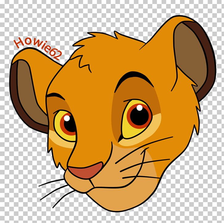 Whiskers Simba Kitten Fan Art PNG, Clipart, Art, Big Cats, Carnivoran, Cartoon, Cat Free PNG Download