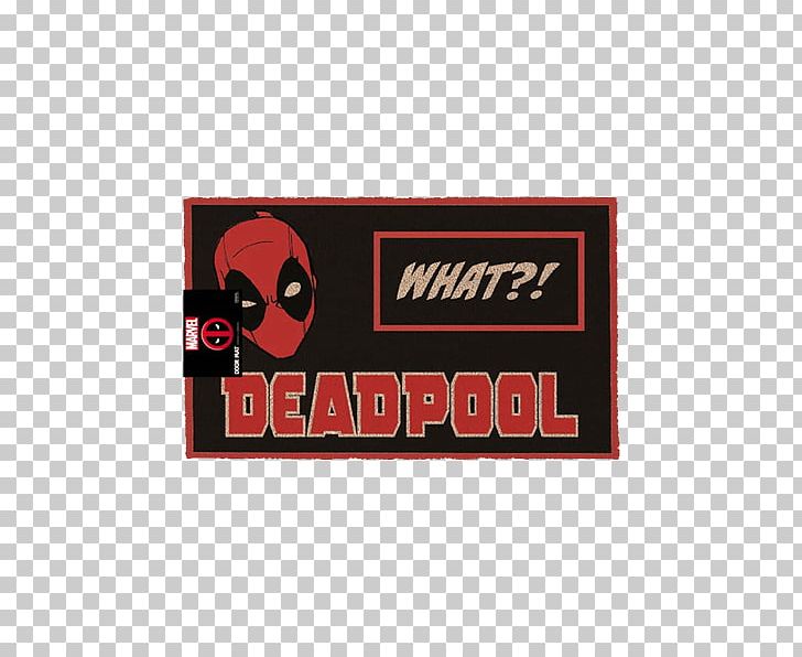 Deadpool Mat Brand Logo Marvel Comics PNG, Clipart, Brand, Collectable, Deadpool, Door, Hardware Free PNG Download