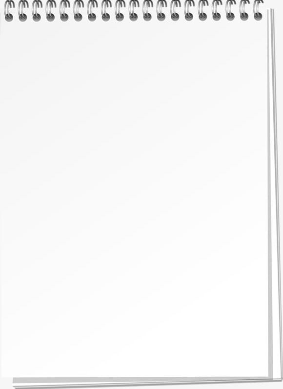 White Notepad Png Clipart Book Notebook Notepad Clipart Notepad Clipart Paper Free Png Download