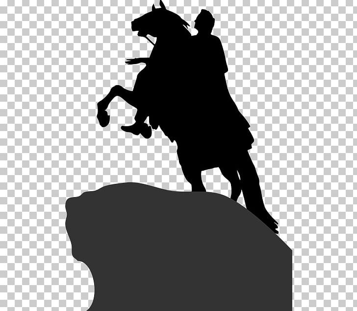 Bronze Horseman Equestrian Statue Monument PNG, Clipart, Black And White, Bronze, Bronze Horseman, Equestrian Statue, Fictional Character Free PNG Download
