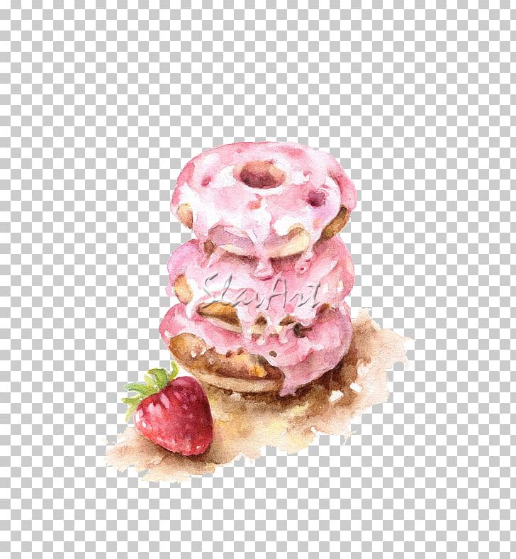 Doughnut Bakery Cream Dessert Illustration PNG, Clipart, Cake, Cartoon, Chocolate, Donuts, Food Free PNG Download