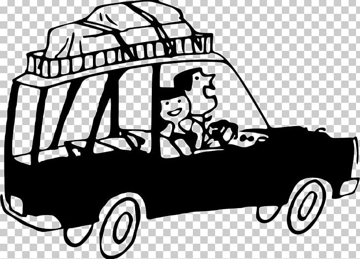 Road Trip Travel Vacation PNG, Clipart, Artwork, Automotive Design, Black And White, Brand, Car Free PNG Download