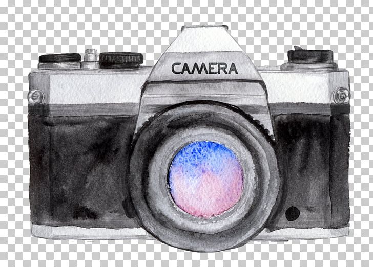Camera Watercolor Painting Drawing Photographer Photography PNG, Clipart, Camera Accessory, Camera Icon, Camera Lens, Camera Logo, Cameras Free PNG Download