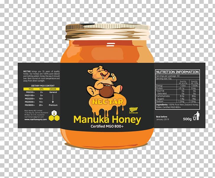 Label Mānuka Honey Brand PNG, Clipart, Almond Butter, Brand, Condiment, Etiquette, Flavor Free PNG Download