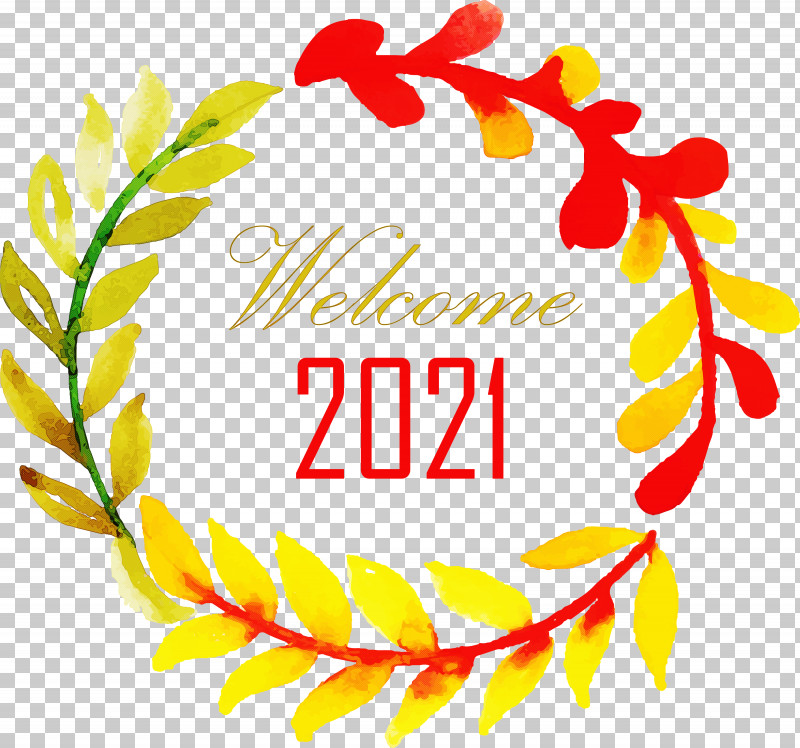 Happy New Year 2021 Welcome 2021 Hello 2021 PNG, Clipart, Drawing, Floral Design, Happy New Year, Happy New Year 2021, Hello 2021 Free PNG Download