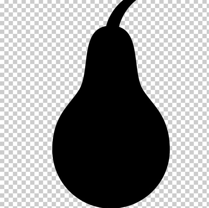 Pear Food Fruit Silhouette PNG, Clipart, Apple, Banana, Black And White, Computer Icons, Encapsulated Postscript Free PNG Download