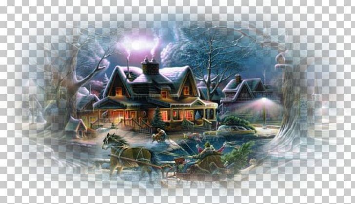 Winter Evening Зима PNG, Clipart, Animaatio, Ansichtkaart, Art, Autumn, Blizzard Free PNG Download