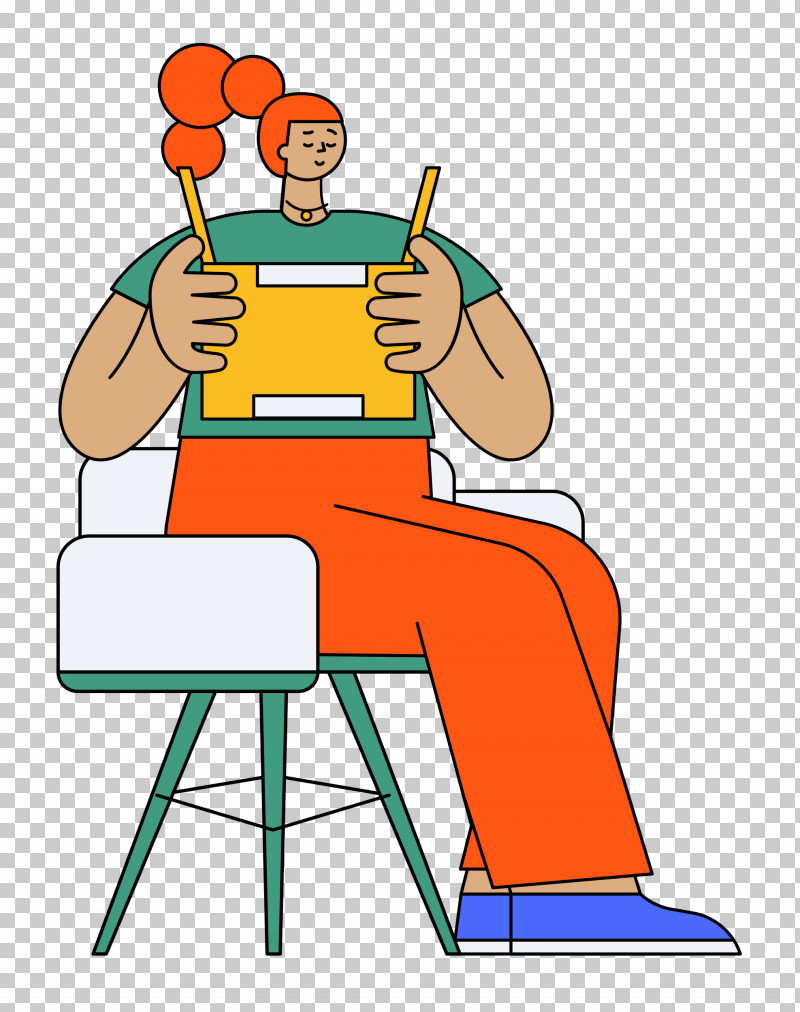 Chair Cartoon Sitting Joint Text PNG, Clipart, Behavior, Biology, Cartoon, Cartoon People, Chair Free PNG Download