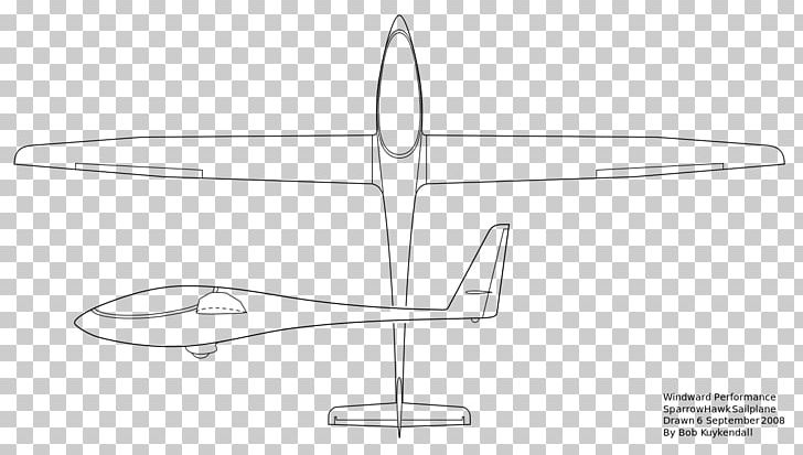 Aircraft Windward Performance SparrowHawk Flight Glider Airplane PNG, Clipart, Aircraft, Airplane, Angle, Black And White, Diagram Free PNG Download