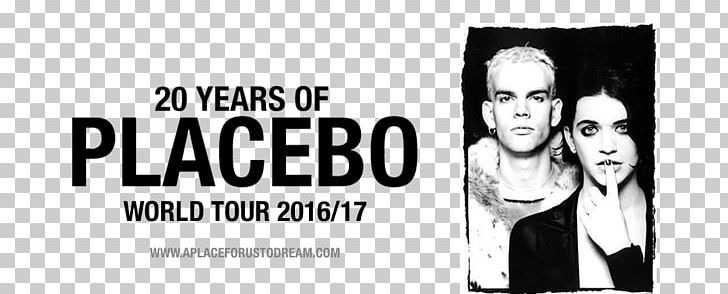 Placebo O2 Brixton Academy Concert Twenty Years Zénith De Lille PNG, Clipart, Advertising, Album Cover, Band, Black And White, Brand Free PNG Download