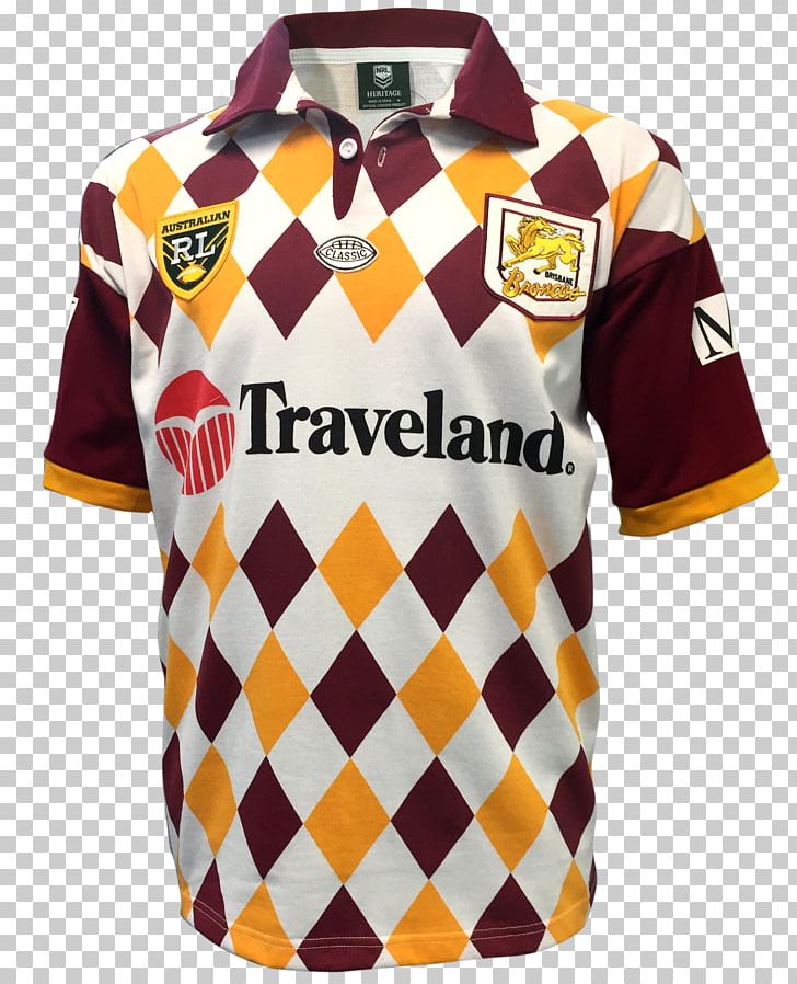 Brisbane Broncos National Rugby League T-shirt Wests Tigers Balmain Tigers PNG, Clipart, 2018 Brisbane Broncos Season, Balmain Tigers, Bowling Shirt, Brand, Brisbane Free PNG Download