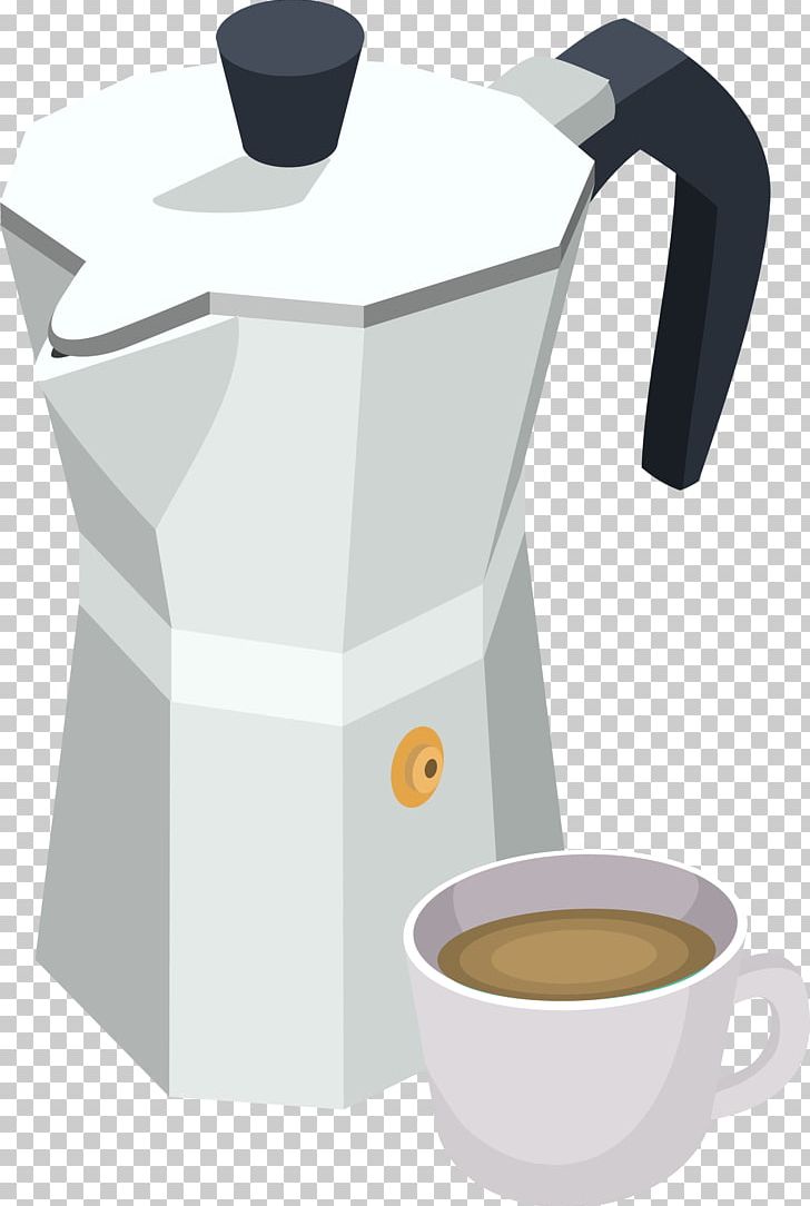 Turkish Coffee Coffee Cup Moka Pot Cafe PNG, Clipart, Adobe Illustrator, Black White, Cafe, Cartoon, Coffee Free PNG Download