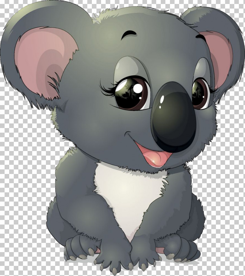 Koala Cartoon Snout Animation Mouse PNG, Clipart, Animal Figure, Animation, Cartoon, Koala, Mouse Free PNG Download