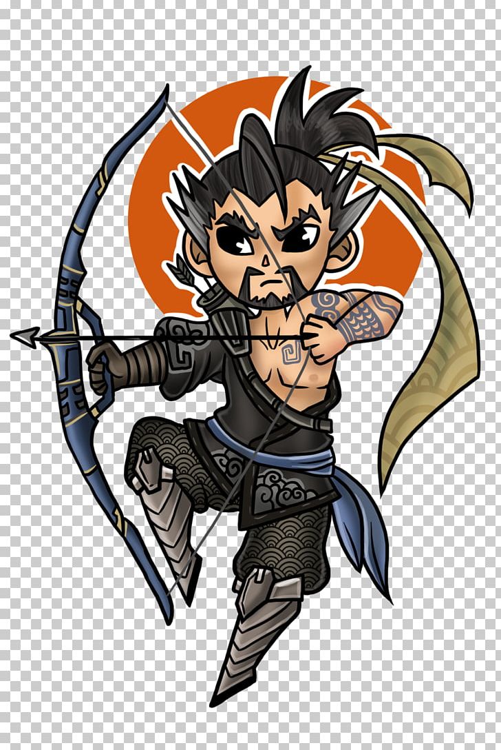 Hanzo Overwatch Art Chibi PNG, Clipart, Armour, Art, Chibi, Cold Weapon, Com Free PNG Download