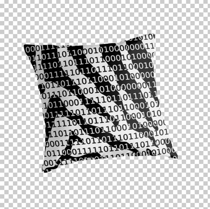 Cushion Throw Pillows White Black PNG, Clipart, Binary Code, Binary Code In Green, Binary Number, Black, Black And White Free PNG Download